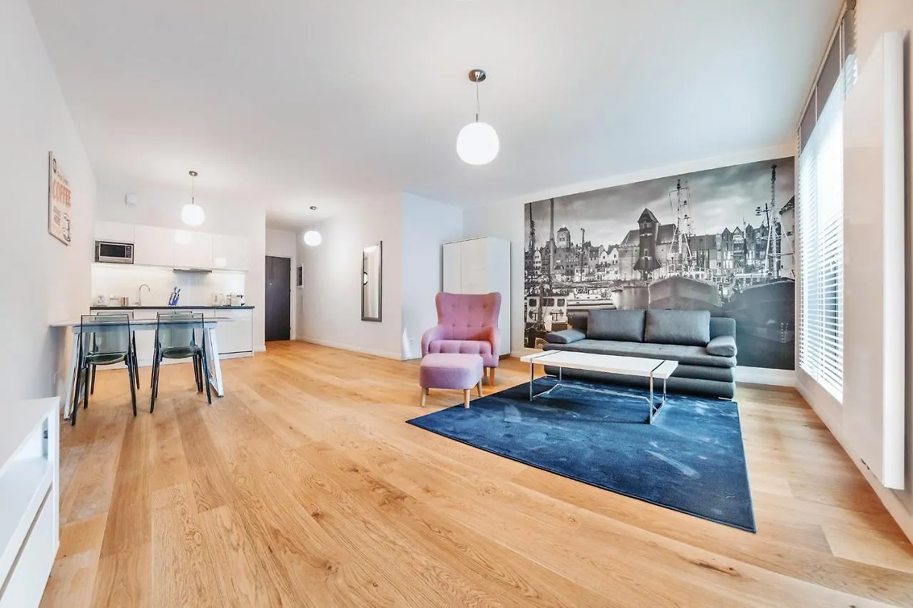 Viu Apartament Z Tarasem W Sercu Gdanska Apartmán
