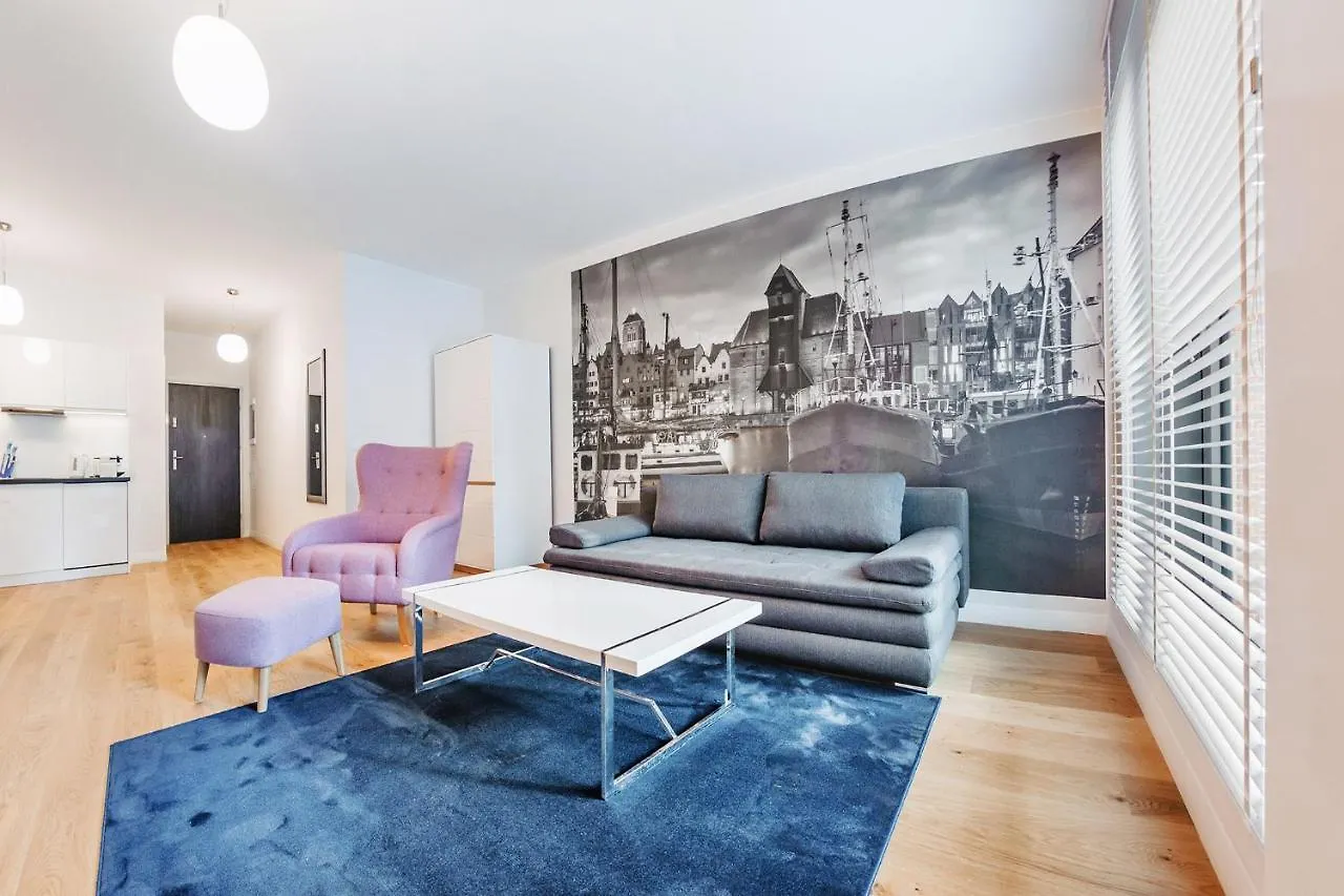 Viu Apartament Z Tarasem W Sercu Gdanska Apartmán